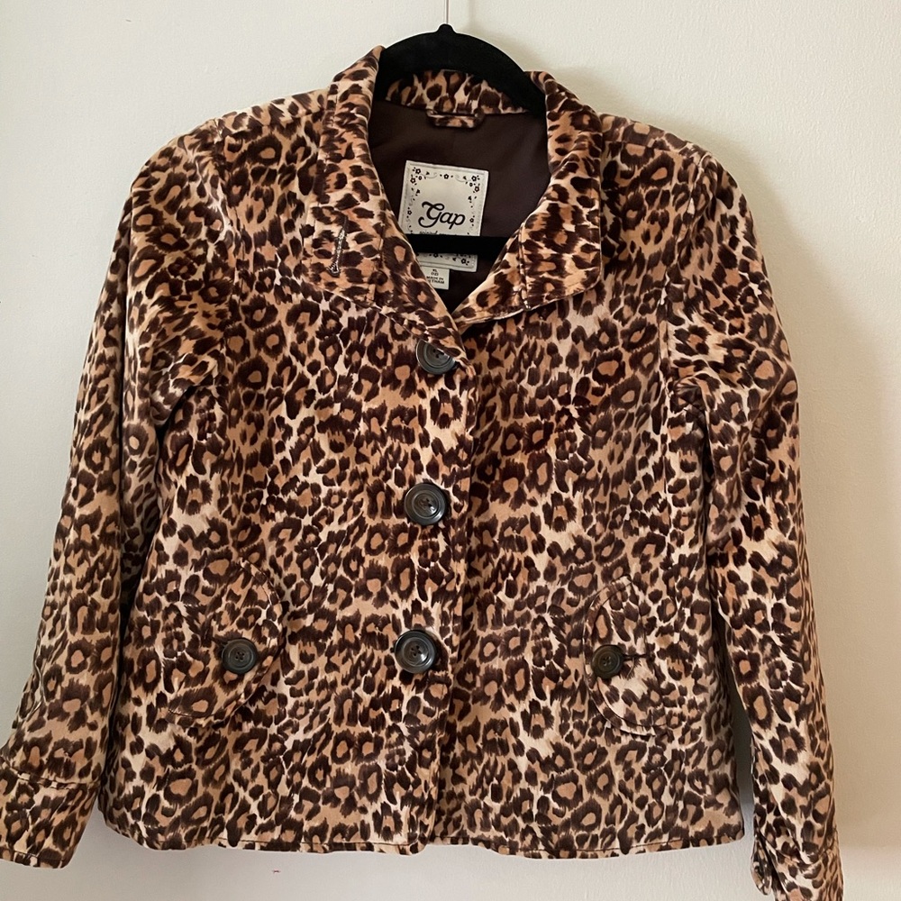 Girl’s Cheetah brown and light brown light jacket